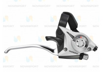 Шифтер/тормозная ручка Shimano Tourney ST-EF51 лев 3ск серебро тр.+оплетк ESTEF51LSBS2P