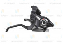 Шифтер/тормозная ручка Shimano Tourney ST-EF51 лев/пр 3x7ск черный тр.+оплетк ESTEF51P7AL