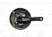 Шатун Shimano Tourney TY501 175мм 42/34/24 черный б/уп AFCTY501E244CLB				