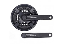 Шатун Shimano Tourney TY301 170мм 48/38/28 черный б/уп AFCTY301C888CL				