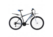 Велосипед Black One Onix 27.5' чёрный/синий/серебристый 2018-2019