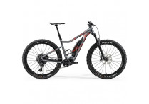 Велосипед Merida eBig.Trail MetalRIDA StarrySilver/Yellow/RedLightning 2019