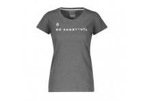 Футболка жен. 10 No Shortcuts к/рук dark grey melange Футболка жен. 10 No Shortcuts к/рук dark grey melange