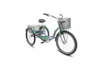 Велосипед Stels Energy III 26' V030 Зеленый (с корзиной) (LU085325)