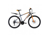 Велосипед Black One Onix 27.5' D серый/оранжевый/белый 2018-2019