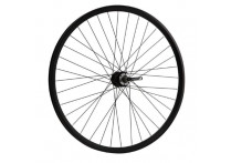 Колесо 27,5' заднее в сборе D-23 27,5' black (алюм. скор. втулка на эксцентрике под диск)