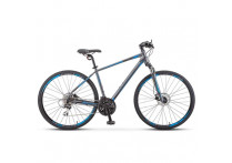 Велосипед Stels Cross-150 D Gent 28' V010 Антрацитовый (LU092744)