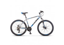 Велосипед Stels Navigator 500 MD F010 Серебристый/Синий 26 (LU092624)