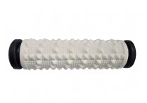 PROPALM Грипсы Pro-A160, 128мм, с заглушками, белый-чёрный, с упаковкой