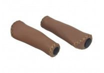 KELLYS Грипсы KLS HOLLANDGRIP анатомические, 132 мм, с заглушками, коричневые
