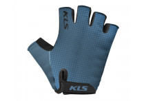 Перчатки KLS FACTOR BLUE L, лёгкие из лайкры, нескользящая ладонь с вставками из пены