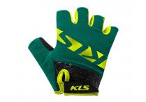 Перчатки KLS LASH GREEN L, лёгкие и прочные, ладонь из синтетической кожи с гелевыми вставками