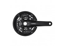 Шатун Shimano MT210 170мм 46/30 для 2*9 ск с защитой черный EFCMT210CX60CL Шатун Shimano MT210 170мм 46/30 для 2*9 ск с защитой черный EFCMT210CX60CL