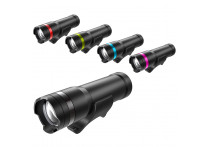 Фонарь передний ZOOMER, 270Lm х 3ч, 1x XM-L T6 LED, 4 режима, быстросъёмный, регулировка луча 3-140°, зарядка от USB, кабель в комплекте