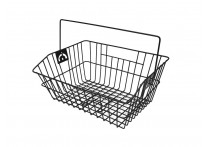 GO-ON задняя с ручкой 41х31х18см, чёрная, крупные ячейки