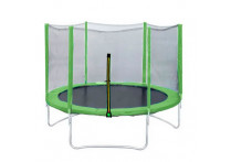 Батут DFC Trampoline Fitness 12ft наружн.сетка, св.зел. (366см)