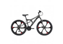 Велосипед Black One Totem FS 26 D FW серый/черный/серый 2020-2021 39612 (20')(H000017190) Велосипед Black One Totem FS 26 D FW серый/черный/серый 2020-2021 39612 (20')(H000017190)