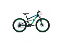 Велосипед 24' Forward Raptor 24 2.0 disc 20-21 г 39261 15' Черный/Бирюзовый/RBKW1F146003