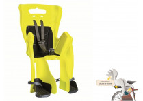 BELLELLI Сидение заднее Little Duck Relax, Hi-Viz,светоотражающее, жёлтое, до 22кг