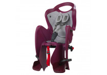 BELLELLI Сидение заднее Mr Fox Clamp  PLUM LUX, до 22кг