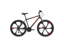 Велосипед Black One Onix 26 D FW серый/черный/красный 2020-2021