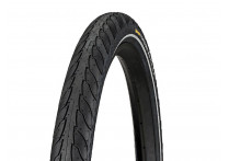 Покрышка Continental Contact+ City 28 x 1 3/8 x 1 5/8, (37-622) чёрная с светоотражающей полосой
