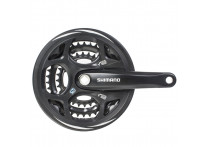 Система Shimano Altus, M311, 175мм, Кв, 42/32/22T, защ, черн