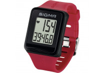 SIGMA SPORT iD.GO: пульсометр, секундомер, часы. Цвет: красный