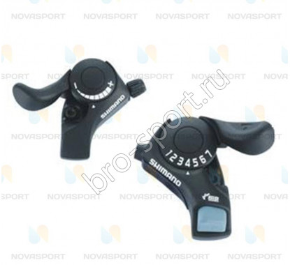 Шифтер Shimano Tourney SL-TX30 лев/пр 3(Frict)x7ск тр.+оплетк ESLTX30P7FAT