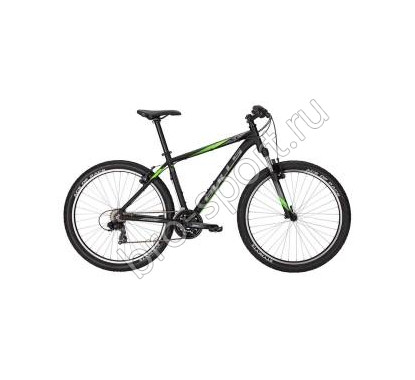 Велосипед Bulls Pulsar 27.5 (2017) black matt (i-grey/neon green all matt)
