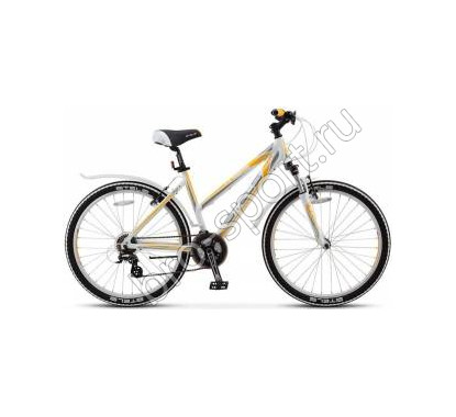 Велосипед Stels Miss-6300 V V010 Белый/Серый/Желтый