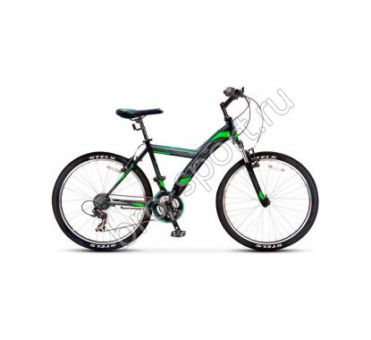 Велосипед Stels Navigator 550 V V030 Черный/Зеленый