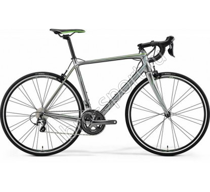 Велосипед Merida SCULTURA 300 Shiny Dark Silver (Grey/Green) 2018