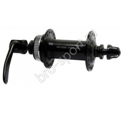 Втулка передняя Shimano Tourney TX505 32 отв QR C.Lock без кожуха черный EHBTX505B5				