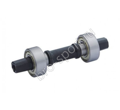Вал каретки под квадрат 122mm KL-910D (с промподшип)		 