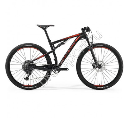 Велосипед Merida Ninety-Six 9.800 MattBlack/ShinyRed 2019