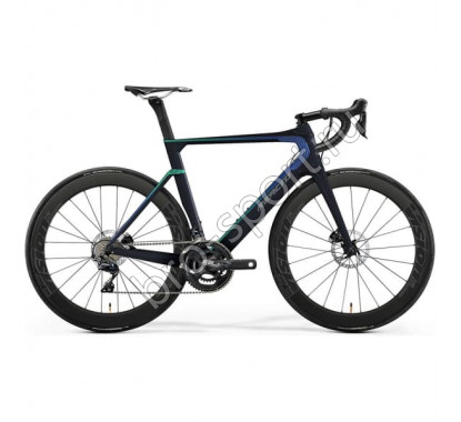 Велосипед Merida Reacto Disc YC Edition Starry Black (Blue/Green) 2019