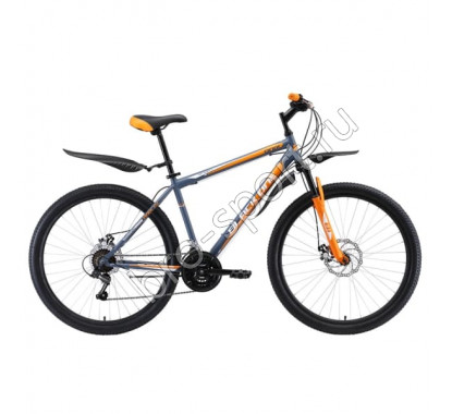 Велосипед Black One Onix 27.5' D серый/оранжевый/белый 2018-2019