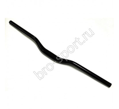 Руль MTB HB-3188DB,алюм., L-680mm,31,8mm,подъем 30мм, черный