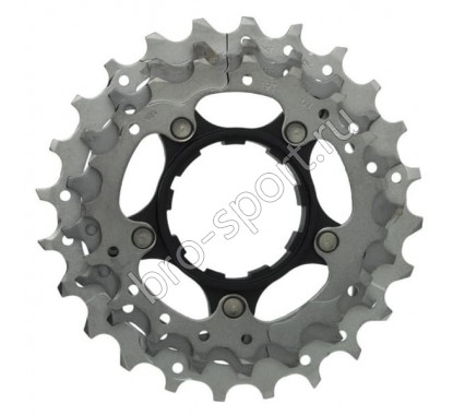 Звезды д/кассеты Shimano XT, M771-10, (19-21-24T), BK/Y1YR98030