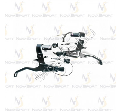 Шифтер/тормозная ручка Shimano Acera M390 лев/пр 3x9ск тр.+оплетк ESTM390PTAS
