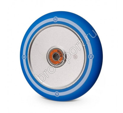 Колесо Hipe Flat Solid logo 120мм Серебро/синий