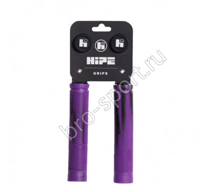 Грипсы HIPE 01 Duo Фиолетовые/черные