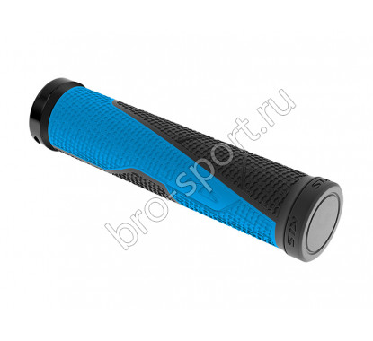 Велосипедные грипсы Kellys KLS CRYPTON 135мм, кратон, 1 грипстоп, синий