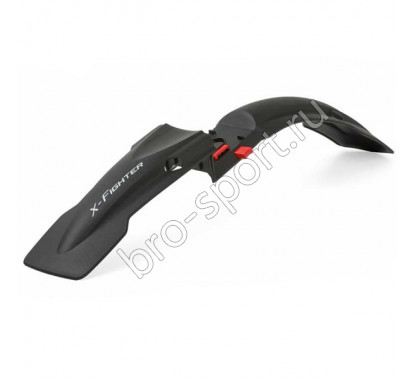 Крыло Polisport X-Fighter 26`/27,5`/29` переднее Black PLS8564600017