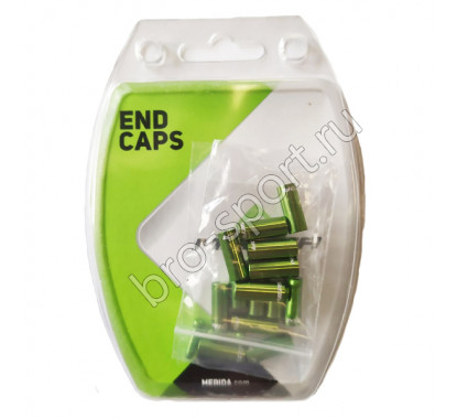 Комплект наконечников для рубашки/троса Merida Universal End Caps Green (2260001948)