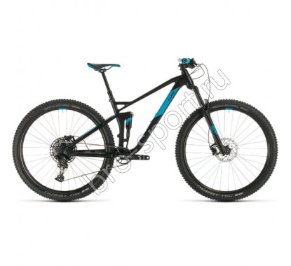 Велосипед CUBE STEREO 120 PRO 29 (black'n'blue) 2020