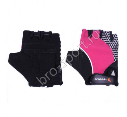 Велоперчатки Trix LCL-K-65108 PINK 38406 M
