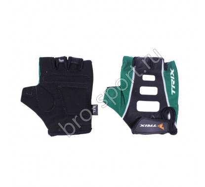 Велоперчатки Trix LCL-K-65110 GREEN 38408 M