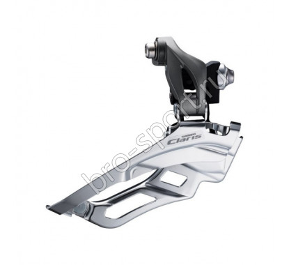 Переключатель передний Shimano Claris R2000, 2x8ск, 34,9 c адапт.,(31.8 &.28.6) EFDR2000X